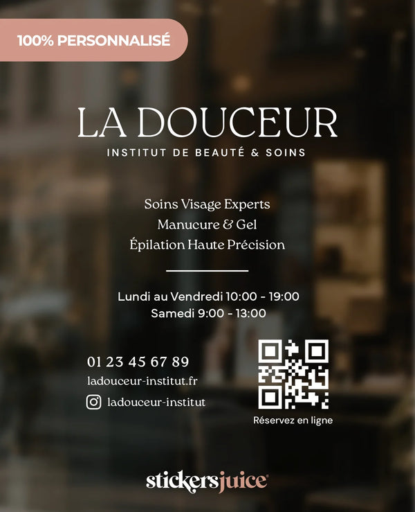 Stickers habillage vitrine