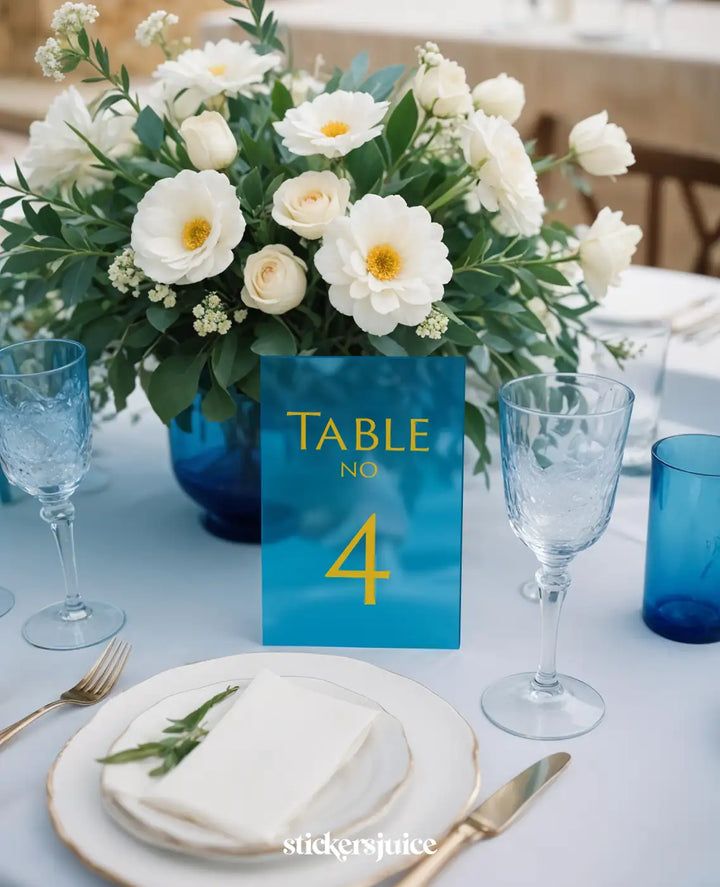 numero table mariage mediterranneen