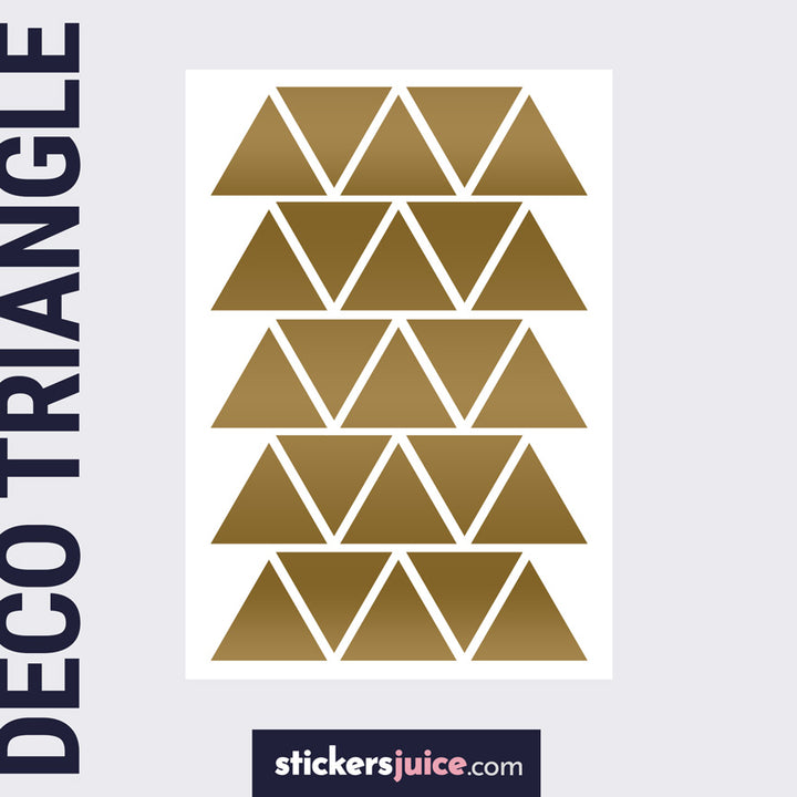 stickers triangle doré