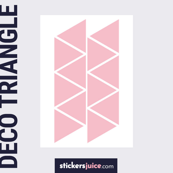 stickers triangle rose