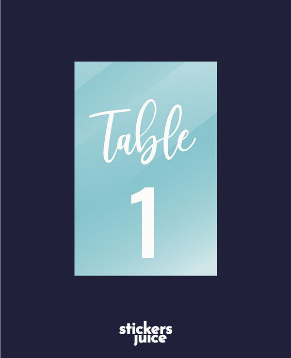 Stickers numéros de tables | Ornements